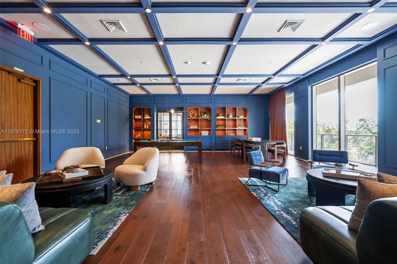 2678 Tigertail Avenue, Unit 1705 Miami, FL 33133 - Photo 41 of 71 Billiards Room & Library