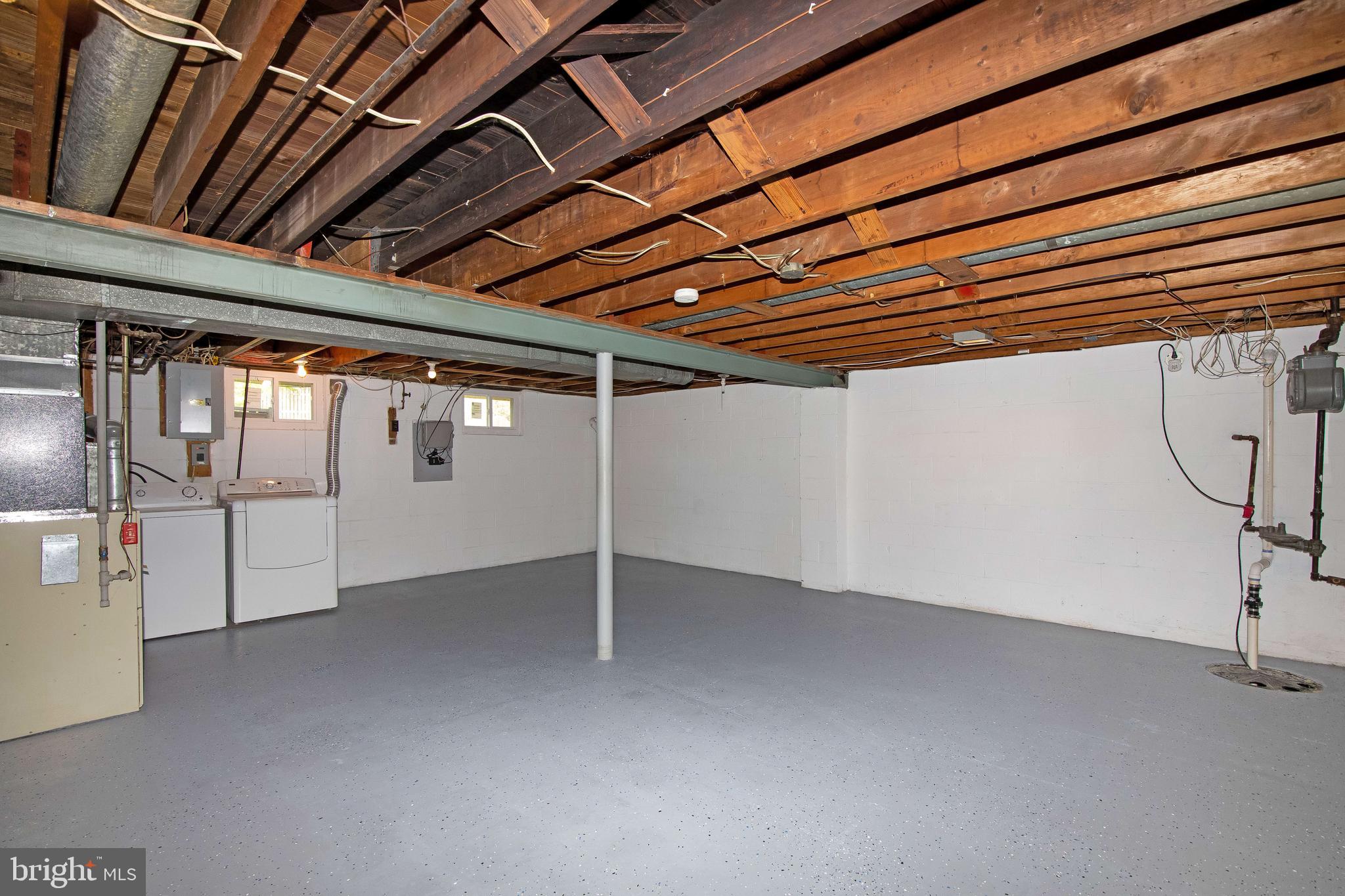 9 Regent Road Cherry Hill, NJ 08003 - Photo 33 of 40 Full Size Unfinished Basement