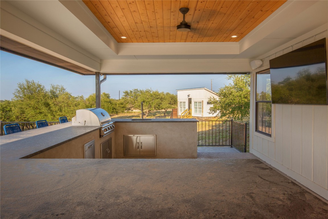 171 Hart Lane Dripping Springs, TX 78620 - Photo 10 of 40 a living room with large window