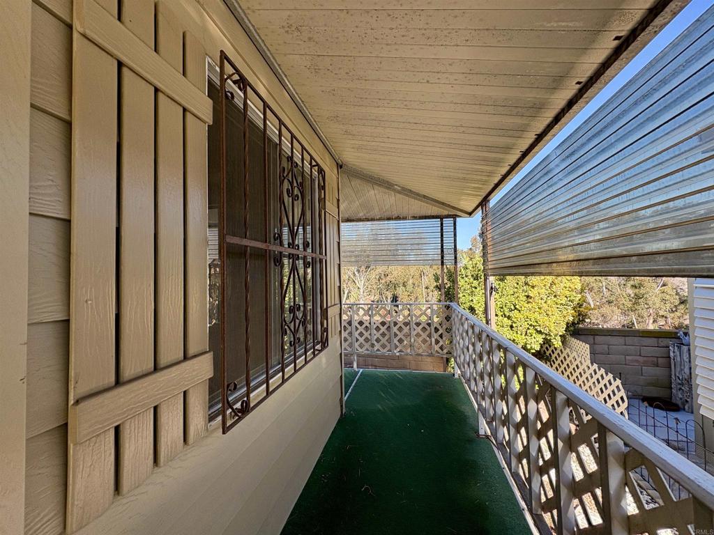 7467 Mission Gorge Road, Unit 293 Santee, CA 92071 - Photo 33 of 49 a view of a porch