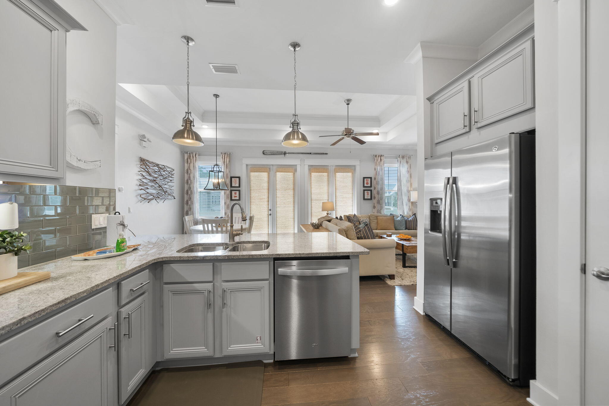 11 East E Pine, Unit C Inlet Beach, FL 32461 - Photo 15 of 40 a kitchen with lots of counter space appliances and cabinets