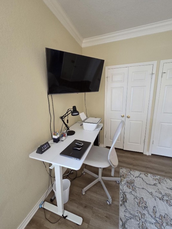 1203 Cardinal Lane Round Rock, TX 78681 - Photo 16 of 17 a view of workspace with wooden floor