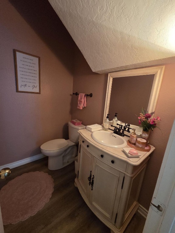 1203 Cardinal Lane Round Rock, TX 78681 - Photo 9 of 17 a bathroom with a toilet sink and mirror