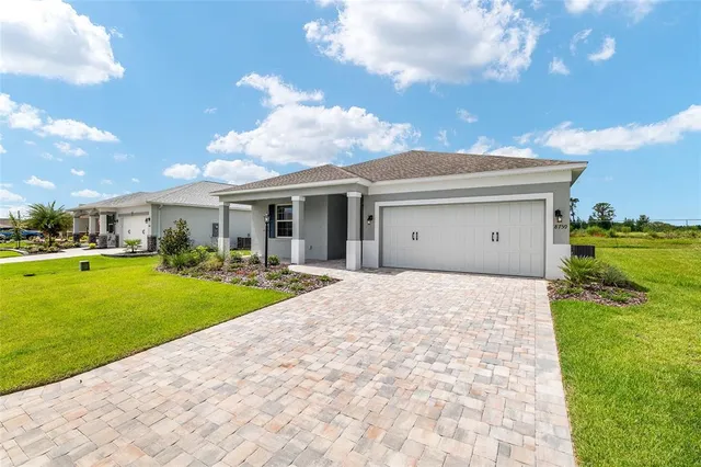 a view of a porch with a garden