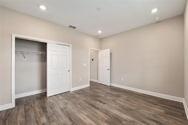 a view of a lake with a big yard