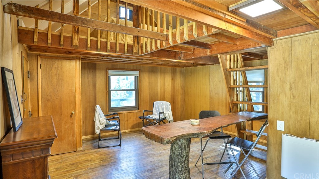 34 Manker Flats Mt Baldy, CA 91759 - Photo 11 of 30 a view of a balcony dining table and chairs