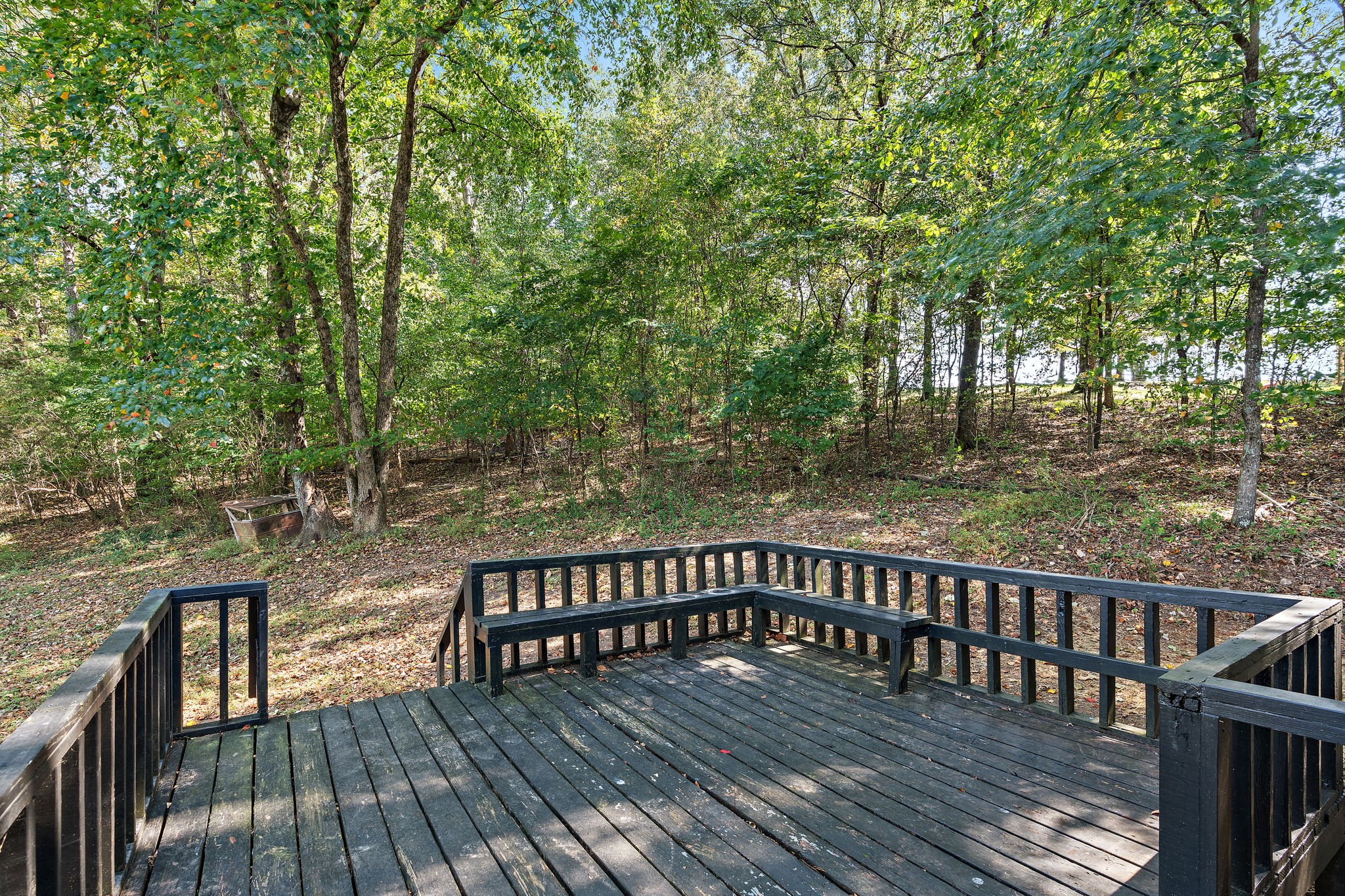 1627 West Grab Creek Road Dickson, TN 37055 - Photo 38 of 46 a view of deck with wooden floor and outdoor seating