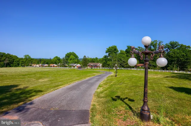 a view of a lake with a swimming pool