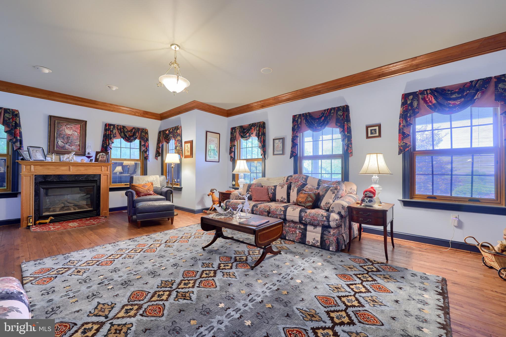 310 Mail Rte Road Sinking Spring, PA 19608 - Photo 8 of 42 a living room with furniture and a fireplace