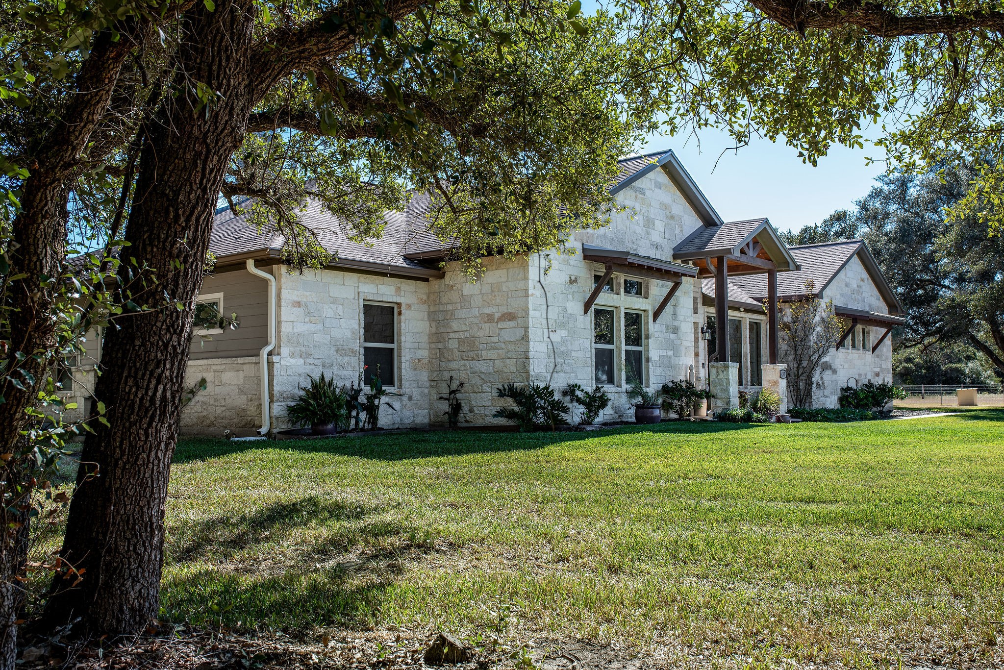 437 Bischoff Road Inez, TX 77968 - Photo 3 of 45 a view of a house with a yard and potted plants
