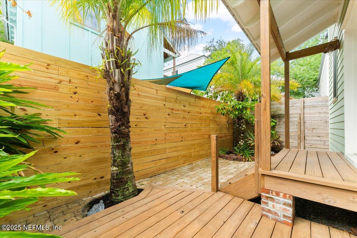 121 Moore Street St. Augustine, FL 32084 - Photo 25 of 31 28-Facing Back porch 2 5-9-2025