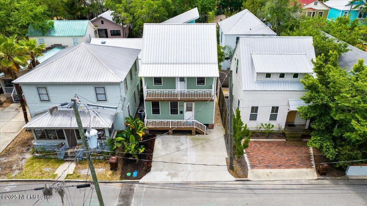 121 Moore Street St. Augustine, FL 32084 - Photo 26 of 31 32-Drone Top Down 1 5-9-2025