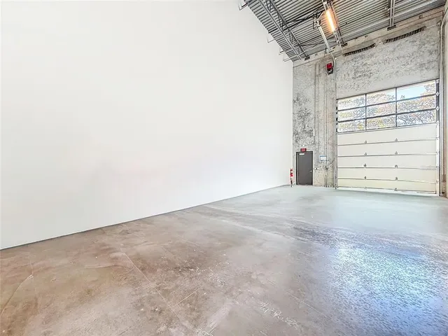 a view of a room with an empty space