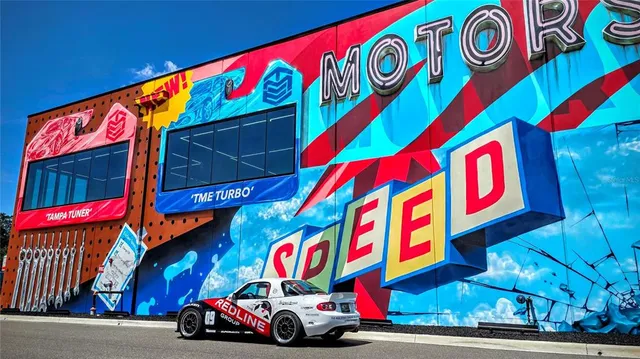 a sign that is on the wall of building