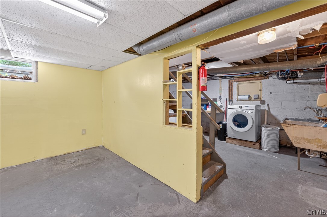 404 Oakwood Street Rome, NY 13440 - Photo 35 of 48 Full dry basement with the option to be finished