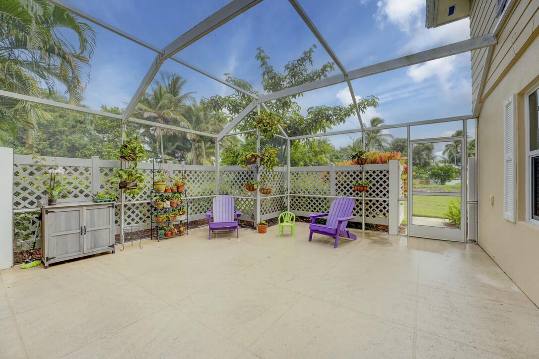 4102 Roxbury Court, Unit 41B Boynton Beach, FL 33436 - Photo 6 of 24 a view of outdoor space with seating area