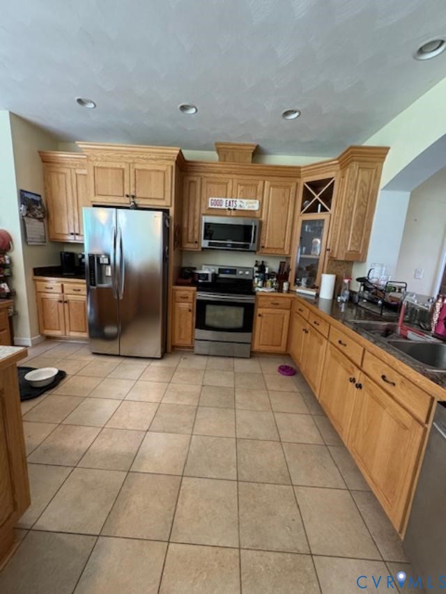 19890 River Road Courtland, VA 23837 - Photo 6 of 32 a kitchen with stainless steel appliances granite countertop a refrigerator and a stove top oven