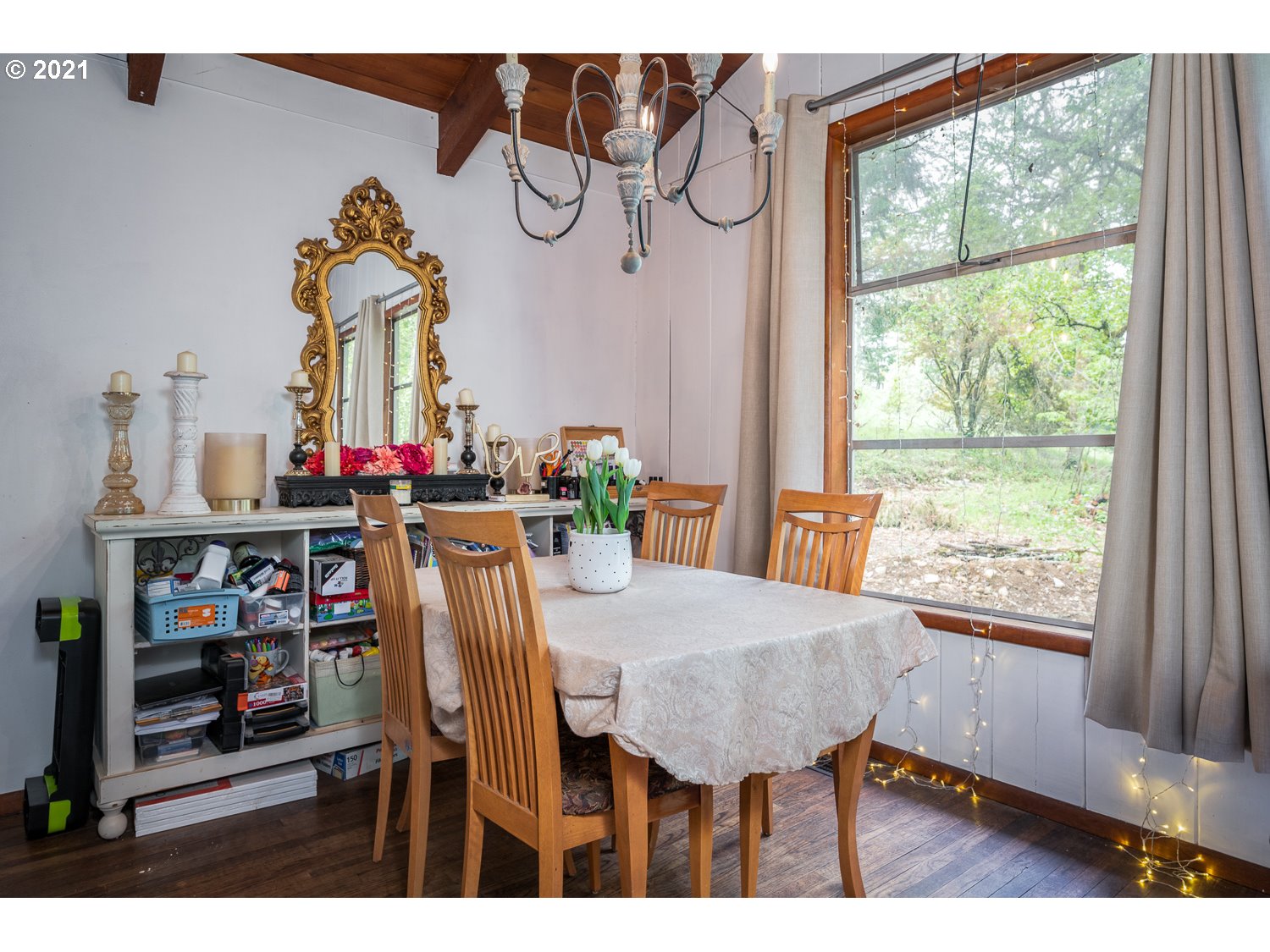 22514 South Redland Road Estacada, OR 97023 - Photo 12 of 28 a view of a dining room with furniture window and outside view