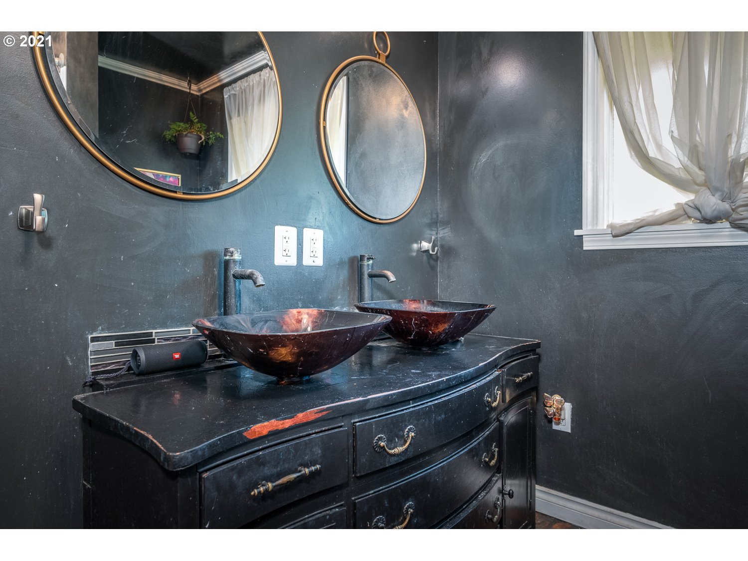 22514 South Redland Road Estacada, OR 97023 - Photo 15 of 28 a bathroom with a sink and a mirror