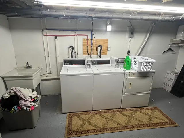 a room with storage and utility