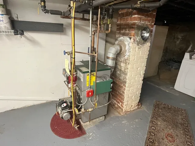 a picture of water heater room