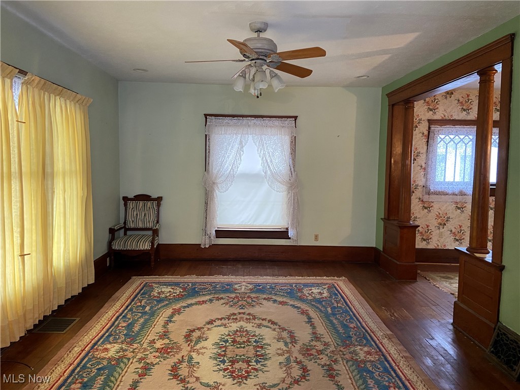 752 Chalker Street Akron, OH 44310 - Photo 6 of 34 CF w/ light - addl ceiling lights - some newer windows