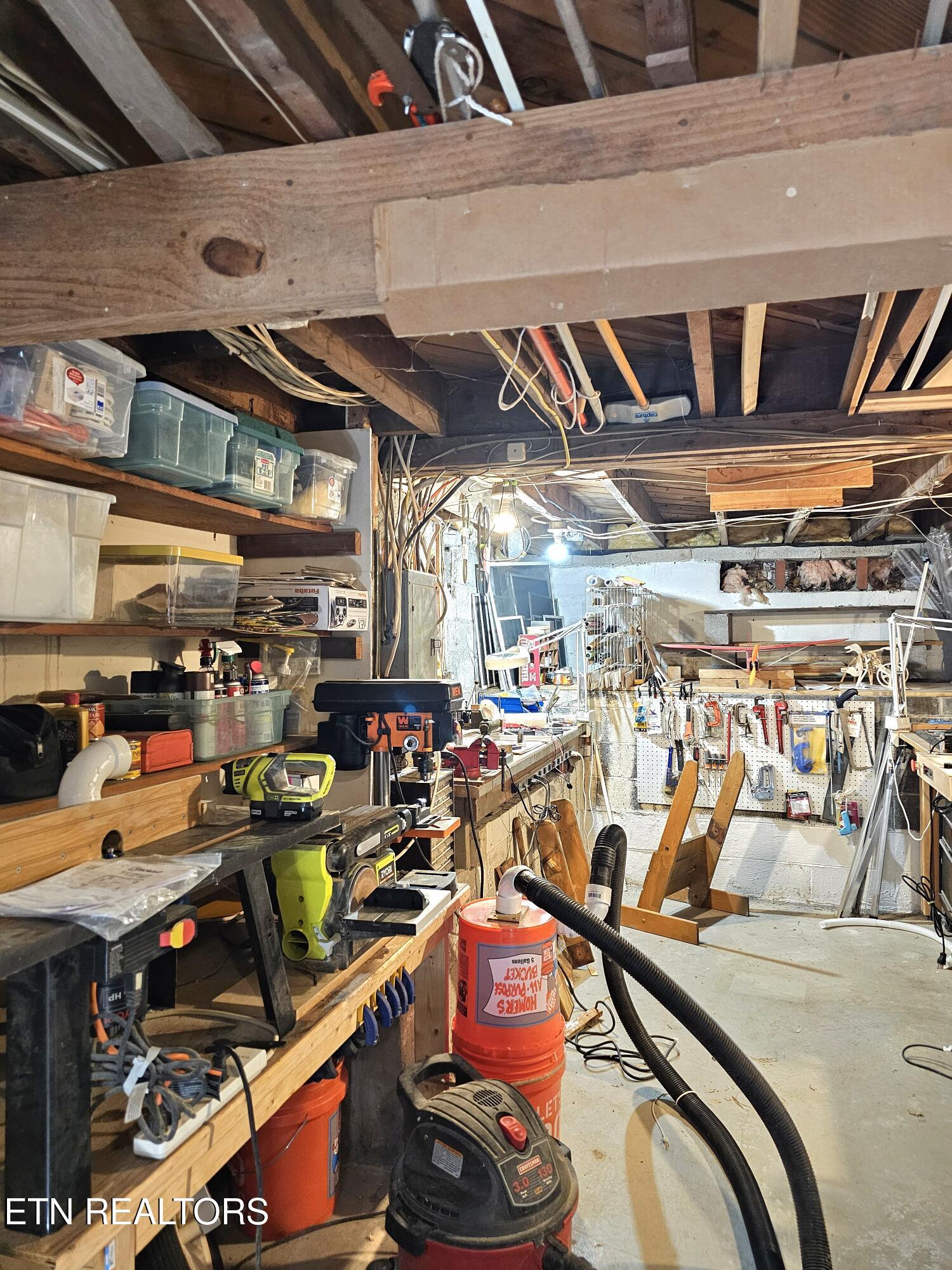 105 Pomona Road Oak Ridge, TN 37830 - Photo 28 of 30 Basement workshop