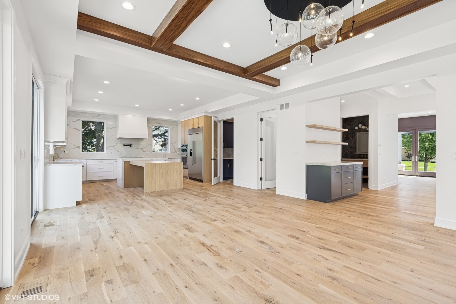 936 Mitchell Avenue Elmhurst, IL 60126 - Photo 12 of 44 a view of kitchen with stainless steel appliances kitchen island wooden cabinets and entryway