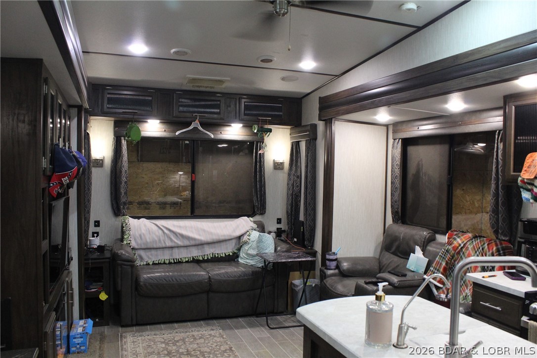 30932 Blackbird Road Stover, MO 65078 - Photo 5 of 53 Living room of the 5th wheel