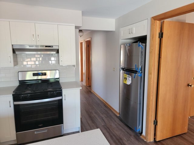 7824 West Addison Street, Unit 2 Chicago, IL 60634 - Photo 5 of 28 a kitchen with appliances and cabinets