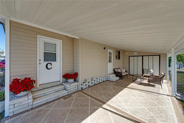 a living room filled with furniture