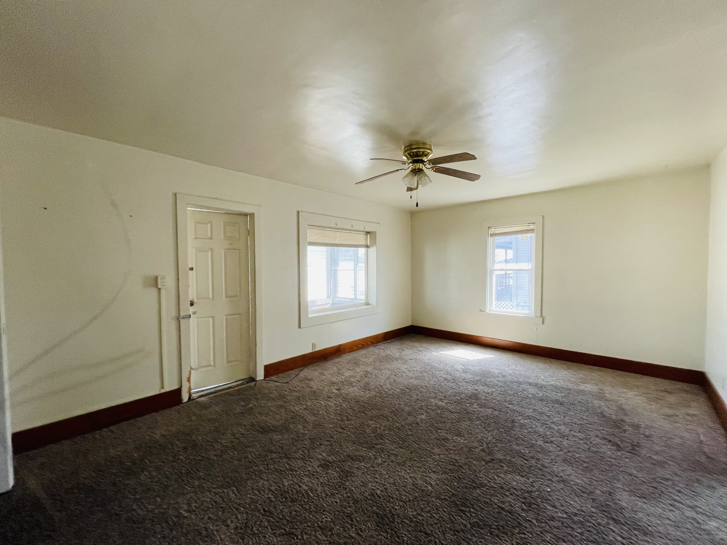 110 South Bloomington Road Grand Ridge, IL 61325 - Photo 45 of 49 an empty room with windows and fan