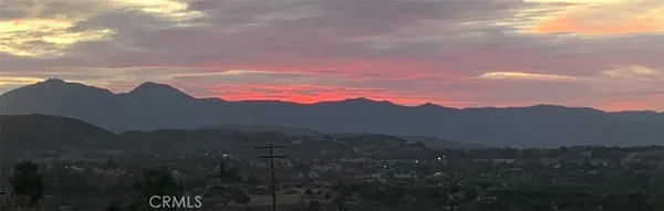 a view of mountains in the background