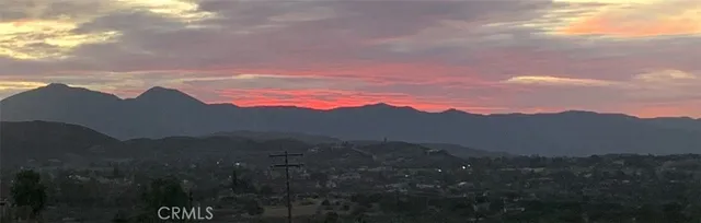 a view of mountains in the background