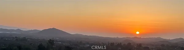a view of a sunset