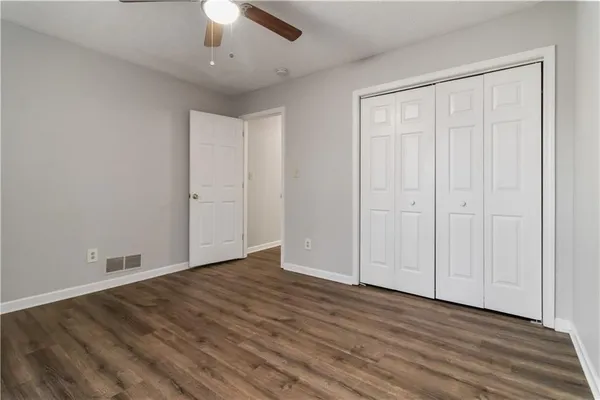 wooden floor in an empty room