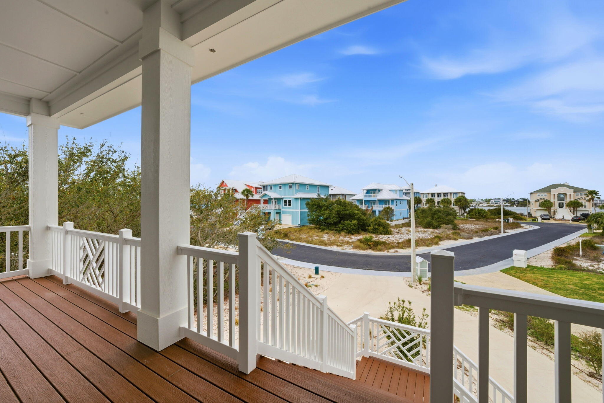425 Gulfview Lane Perdido Key, FL 32507 - Photo 39 of 71 a view of a balcony with wooden floor