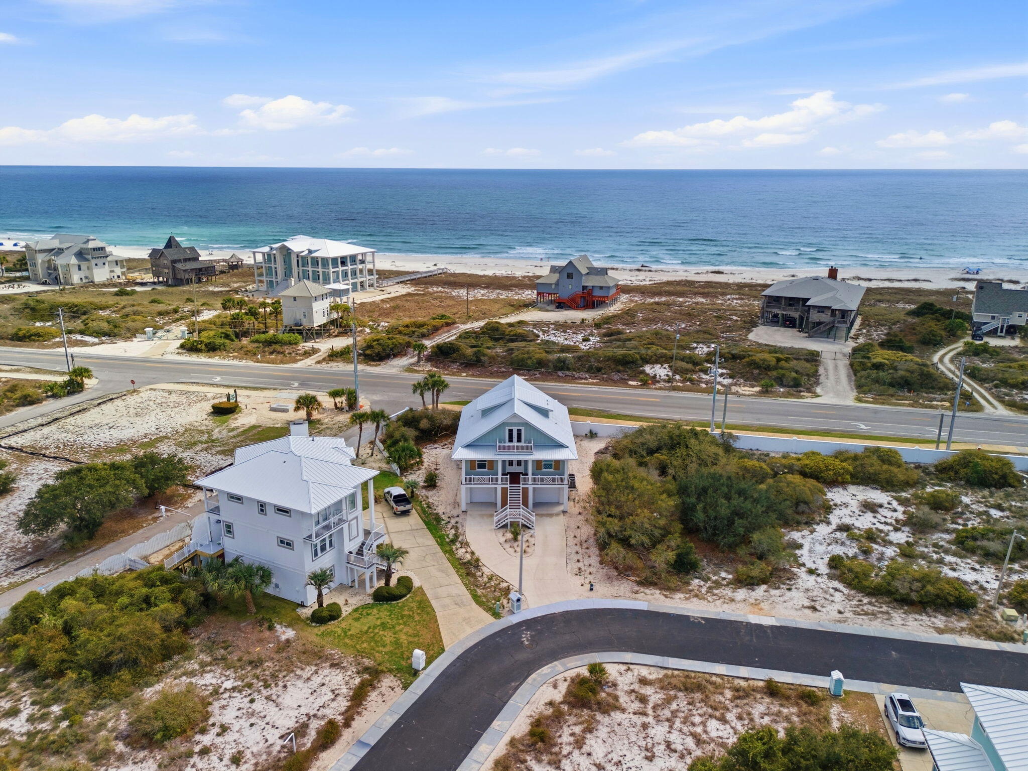 425 Gulfview Lane Perdido Key, FL 32507 - Photo 53 of 71 an aerial view of residential building and ocean view
