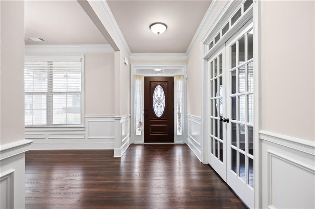 103 Gray Trail Acworth, GA 30101 - Photo 4 of 44 a view of an entryway with wooden floor