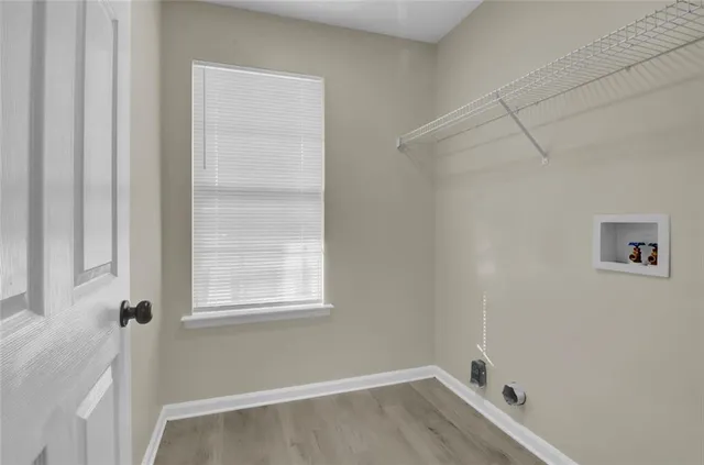 a small space with a window