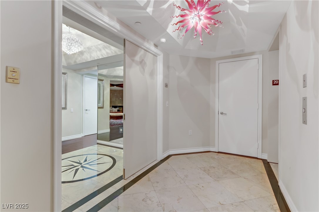 2777 Paradise Road, Unit 2001 Las Vegas, NV 89109 - Photo 6 of 33 Private Elevator Entrance