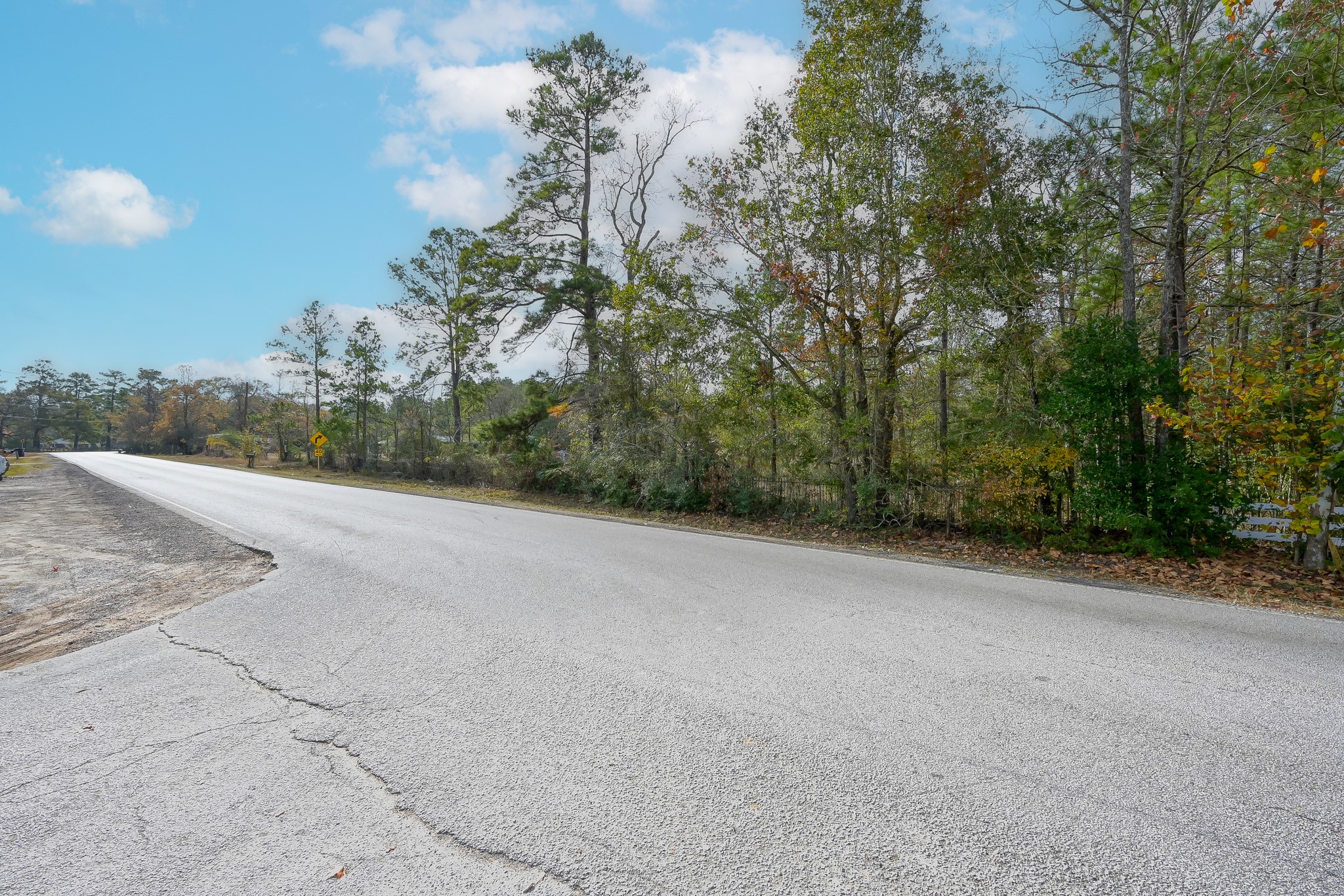 11260 Crockett Martin Road Conroe, TX 77306 - Photo 11 of 24 a view of a road with a trees