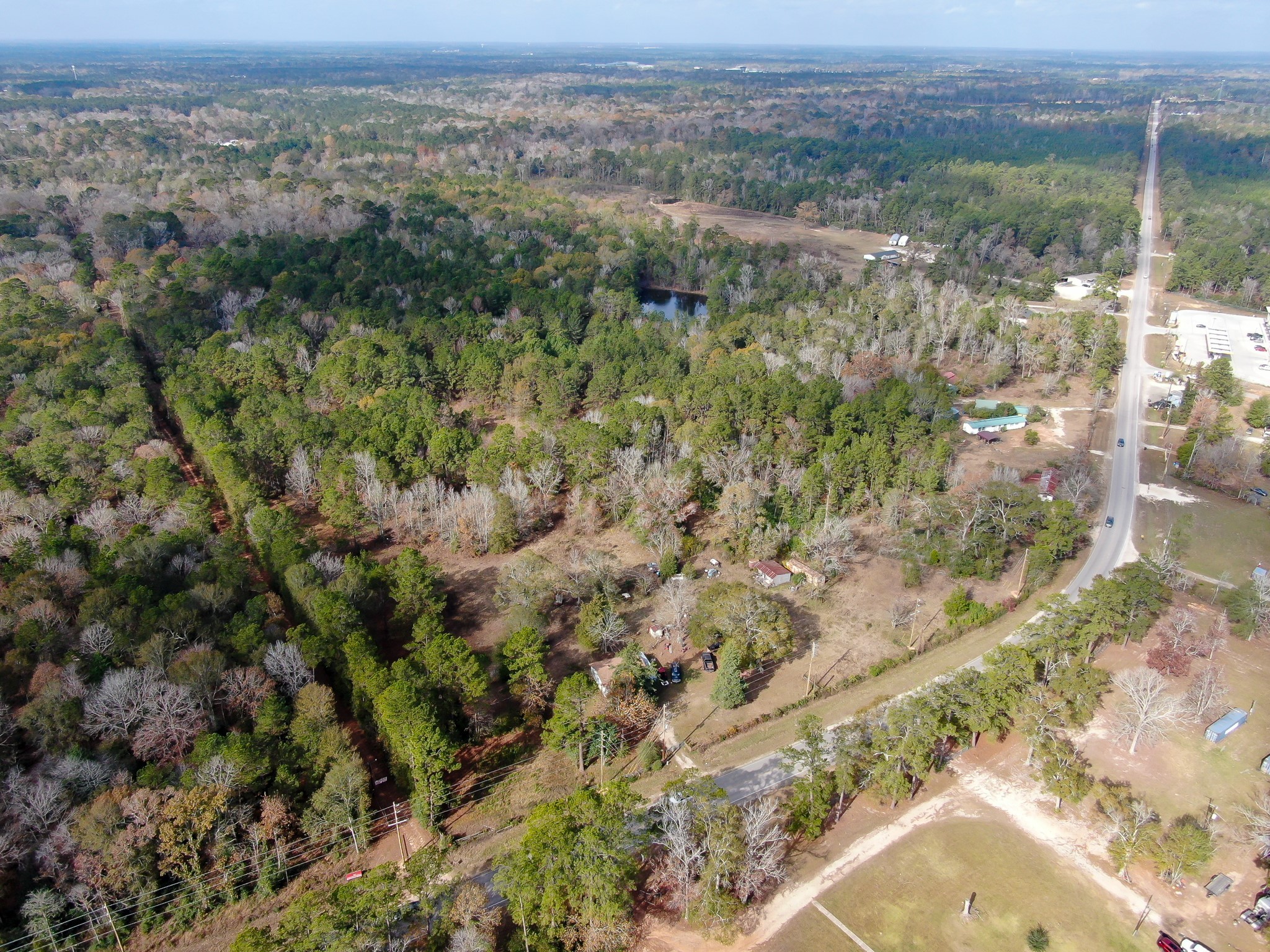 11260 Crockett Martin Road Conroe, TX 77306 - Photo 19 of 24 a view of a city with lush green forest