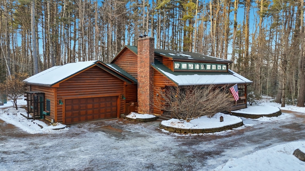 8 Ring Road Chesterfield, MA 01084 - Photo 2 of 42 a view of a house with backyard