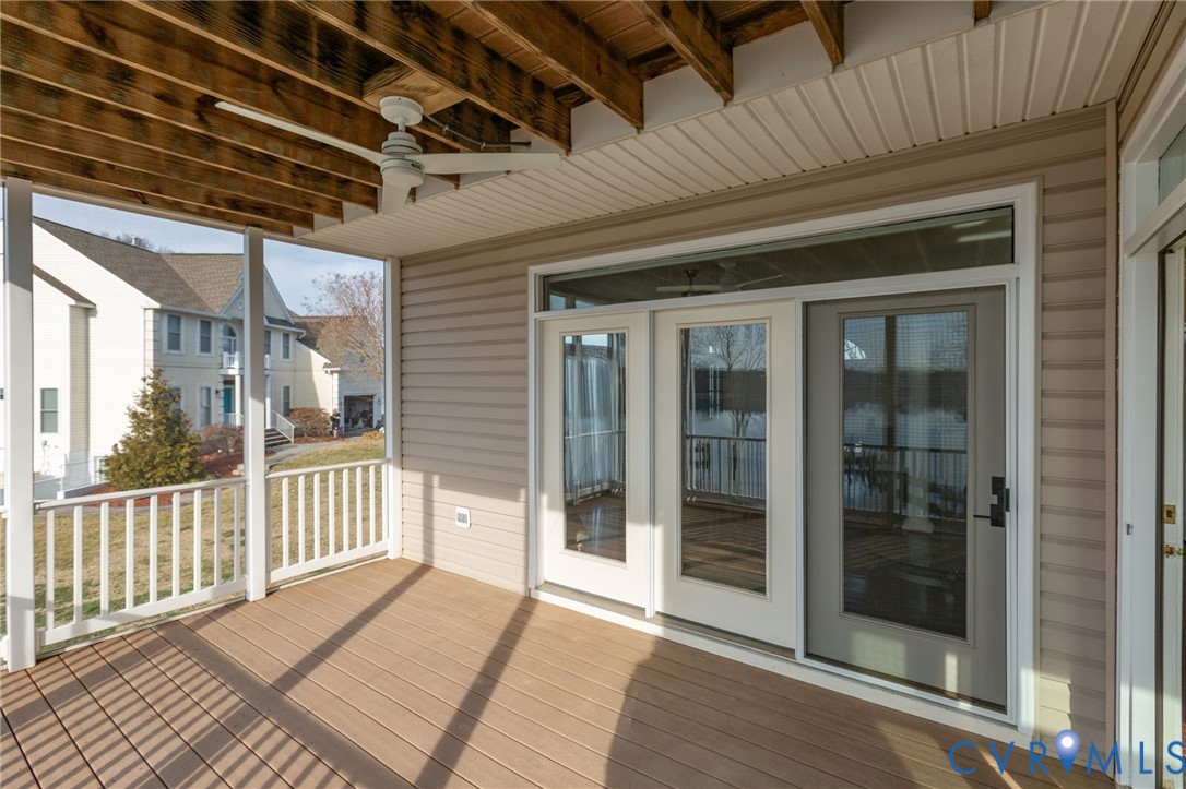 175 Shellfield Lane Colonial Beach, VA 22443 - Photo 66 of 100 View of wooden terrace
