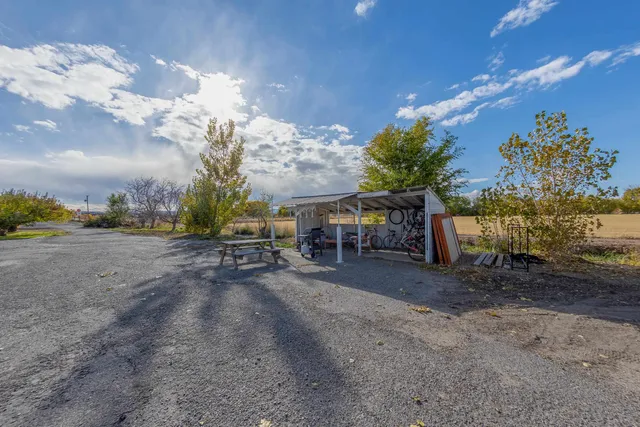 a view of a vase of flowers sitting on a table