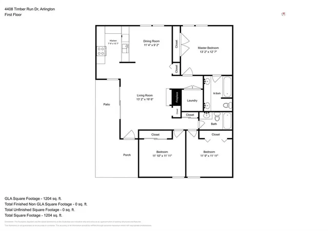 $1,975 | 4408 Timber Run Drive, Arlington, TX 76001