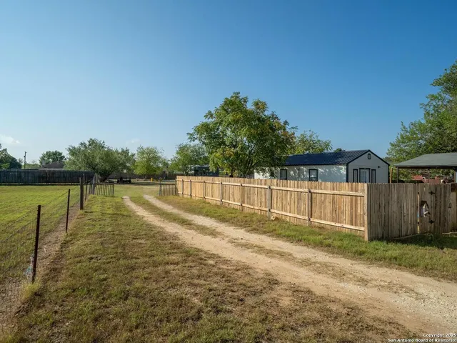 a view of an ocean with a park