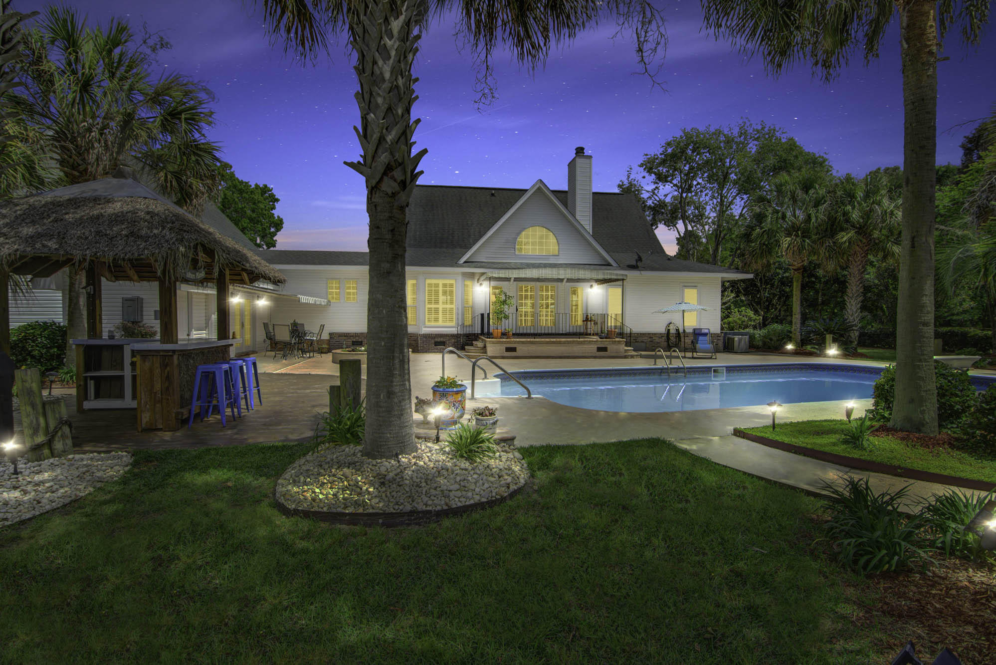 119 Walton Grove Road Summerville, SC 29483 - Photo 47 of 55 Tiki Bar/Swimming Pool