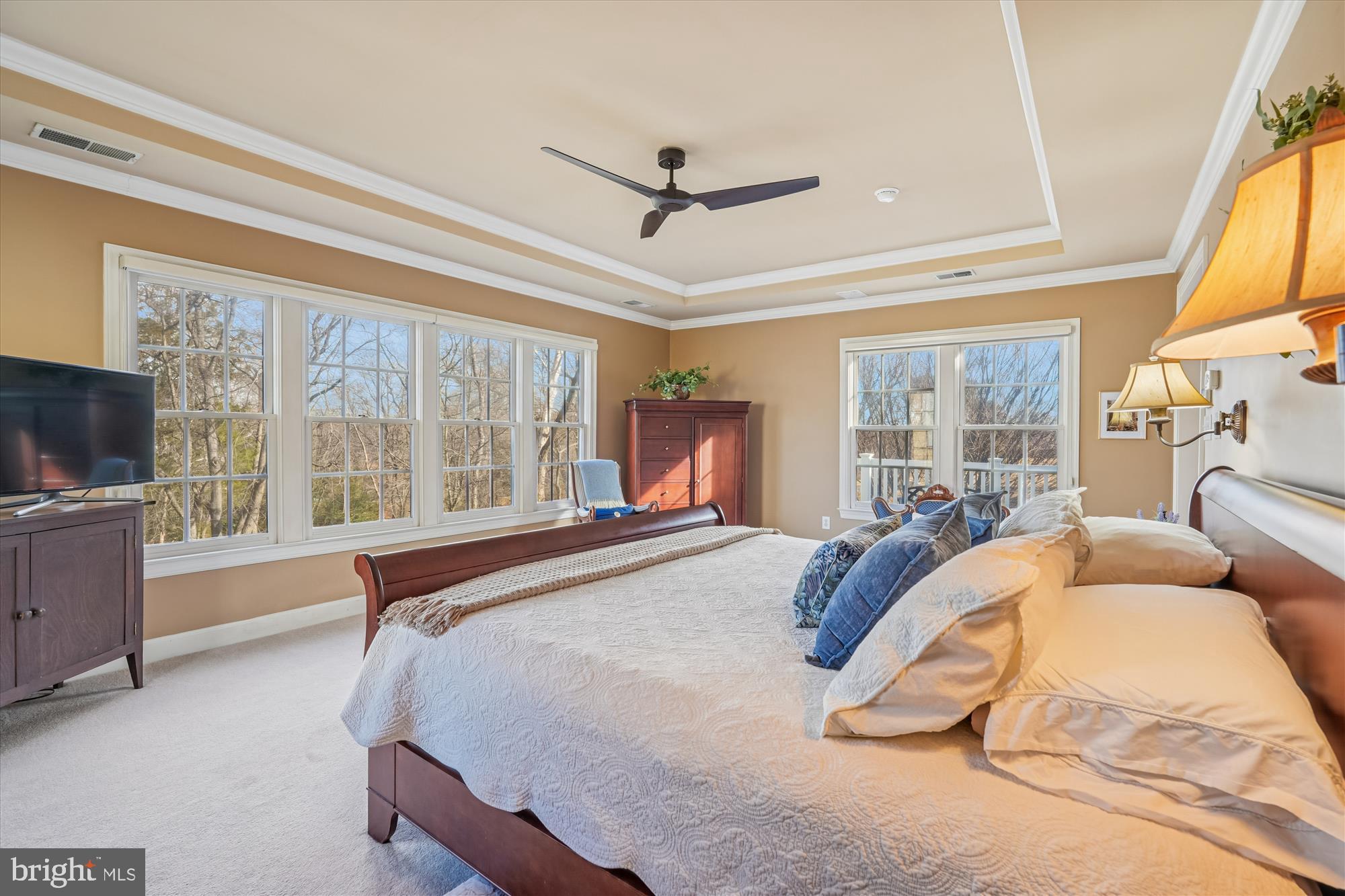 111 Lake Street Gaithersburg, MD 20878 - Photo 25 of 77 a bedroom with a large bed and a large window